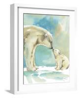 Polar Bear Love-Katrina Pete-Framed Art Print