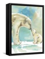 Polar Bear Love-Katrina Pete-Framed Stretched Canvas