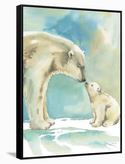 Polar Bear Love-Katrina Pete-Framed Stretched Canvas