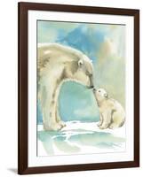 Polar Bear Love-Katrina Pete-Framed Art Print