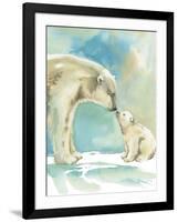 Polar Bear Love-Katrina Pete-Framed Art Print