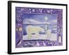 Polar Bear (Month of January from a Calendar)-Vivika Alexander-Framed Giclee Print