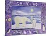 Polar Bear (Month of January from a Calendar)-Vivika Alexander-Mounted Giclee Print