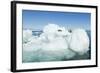 Polar Bear on Iceberg, Hudson Bay, Nunavut, Canada-Paul Souders-Framed Photographic Print