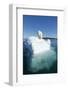 Polar Bear on Iceberg, Hudson Bay, Nunavut, Canada-Paul Souders-Framed Photographic Print