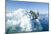 Polar Bear on Iceberg, Hudson Bay, Nunavut, Canada-Paul Souders-Mounted Photographic Print