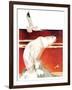 "Polar Bear on Iceberg,"January 14, 1933-Jack Murray-Framed Giclee Print