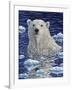 Polar Bear Painting-Jeff Tift-Framed Giclee Print