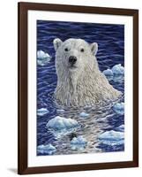 Polar Bear Painting-Jeff Tift-Framed Giclee Print