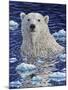 Polar Bear Painting-Jeff Tift-Mounted Giclee Print