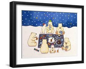 Polar Bear Picnic, 1997-Cathy Baxter-Framed Giclee Print