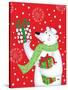 Polar Bear & Presents-Teresa Woo-Stretched Canvas