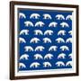 Polar Bear Repeated-null-Framed Giclee Print