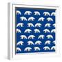 Polar Bear Repeated-null-Framed Premium Giclee Print