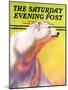 "Polar Bear," Saturday Evening Post Cover, February 1, 1936-Jack Murray-Mounted Premium Giclee Print