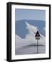 Polar Bear Sign, Longyearbyen, Svalbard, Spitzbergen, Arctic, Norway, Scandinavia, Europe-Milse Thorsten-Framed Photographic Print