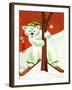 Polar Bear Skis - Jack & Jill-Becky Krehbiel-Framed Giclee Print