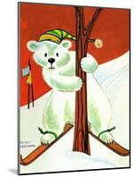 Polar Bear Skis - Jack & Jill-Becky Krehbiel-Mounted Giclee Print