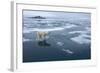 Polar Bear Standing at Edge of Melting Ice-Paul Souders-Framed Photographic Print