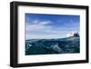 Polar Bear Swimming by Harbour Islands, Nunavut, Canada-Paul Souders-Framed Photographic Print