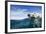 Polar Bear Swimming by Harbour Islands, Nunavut, Canada-Paul Souders-Framed Photographic Print