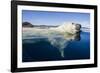 Polar Bear Swimming, Nunavut, Canada-Paul Souders-Framed Photographic Print