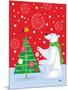 Polar Bear & Tree-Teresa Woo-Mounted Art Print