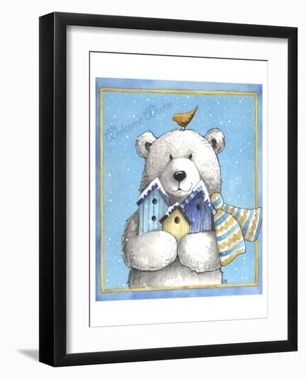 Polar Bear Welcome-Melinda Hipsher-Framed Giclee Print