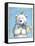 Polar Bear Welcome-Melinda Hipsher-Framed Stretched Canvas