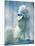 Polar bear yawning in zoo enclosure-Herbert Kehrer-Mounted Photographic Print