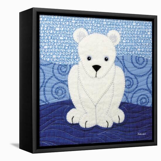Polar Bear-Betz White-Framed Stretched Canvas