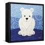Polar Bear-Betz White-Framed Stretched Canvas