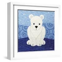 Polar Bear-Betz White-Framed Art Print