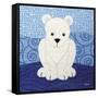 Polar Bear-Betz White-Framed Stretched Canvas