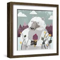 Polar Bear-Anna Polanski-Framed Art Print