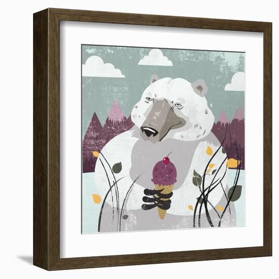 Polar Bear-Anna Polanski-Framed Art Print