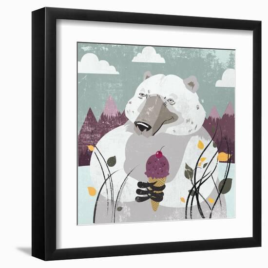 Polar Bear-Anna Polanski-Framed Art Print