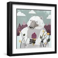 Polar Bear-Anna Polanski-Framed Art Print