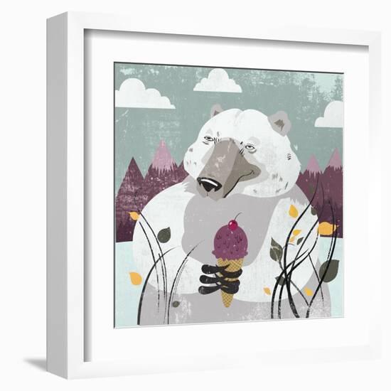 Polar Bear-Anna Polanski-Framed Art Print