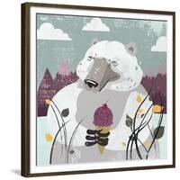 Polar Bear-Anna Polanski-Framed Premium Giclee Print