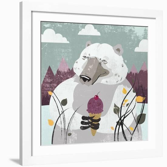 Polar Bear-Anna Polanski-Framed Art Print