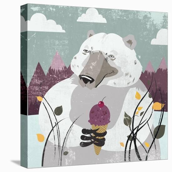 Polar Bear-Anna Polanski-Stretched Canvas