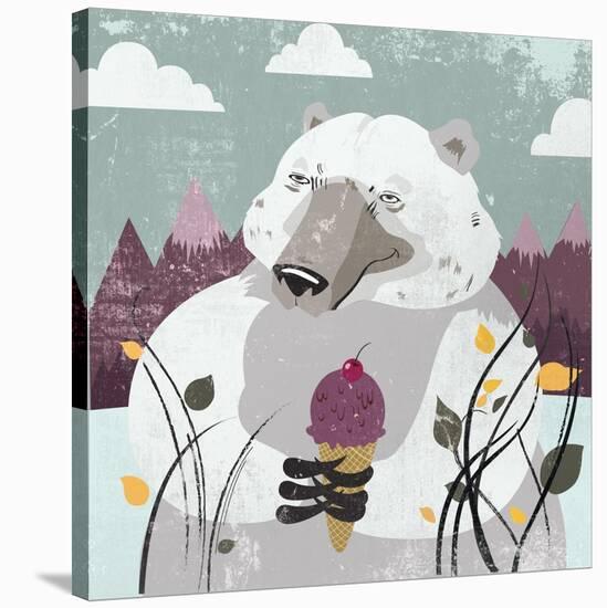 Polar Bear-Anna Polanski-Stretched Canvas