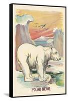 Polar Bear-null-Framed Stretched Canvas