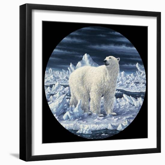 Polar Bear-Jeff Tift-Framed Premium Giclee Print