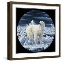 Polar Bear-Jeff Tift-Framed Giclee Print