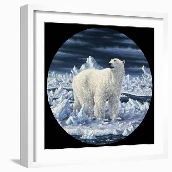 Polar Bear-Jeff Tift-Framed Giclee Print