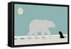 Polar Bear-Teofilo Olivieri-Framed Stretched Canvas