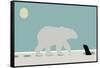 Polar Bear-Teofilo Olivieri-Framed Stretched Canvas