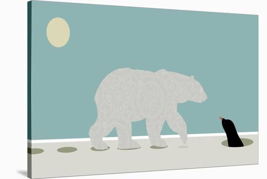 Polar Bear-Teofilo Olivieri-Stretched Canvas